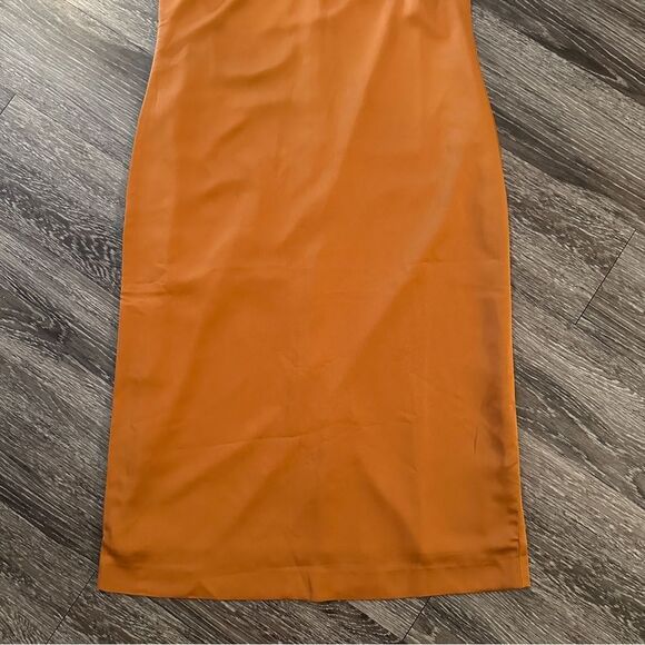 J crew 365 midi copper slip dress - Picture 2 of 6